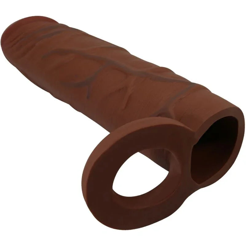 PRETTY LOVE - KAILE FUNDA PARA PENE CON EXTENSIÓN DE 2.5 CM MULATO - Nuvica