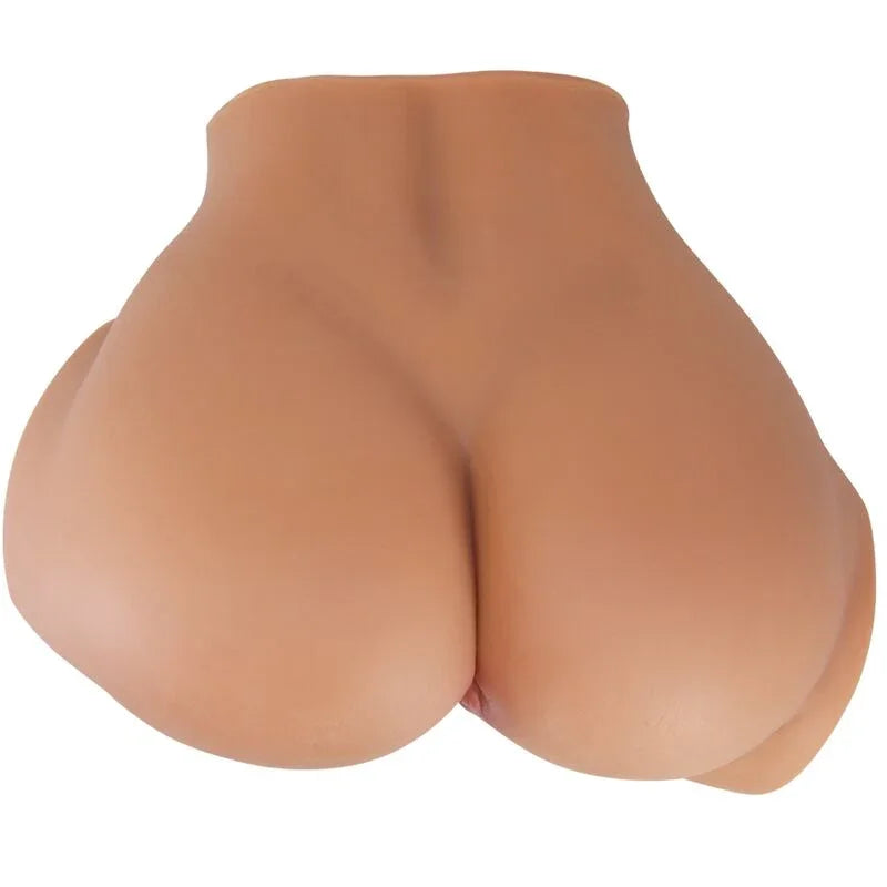 CRAZY BULL - EMILIA TRASERO VIBRADOR CON VAGINA Y ANO REALÍSTICO NATURAL CONTROL REMOTO - Nuvica
