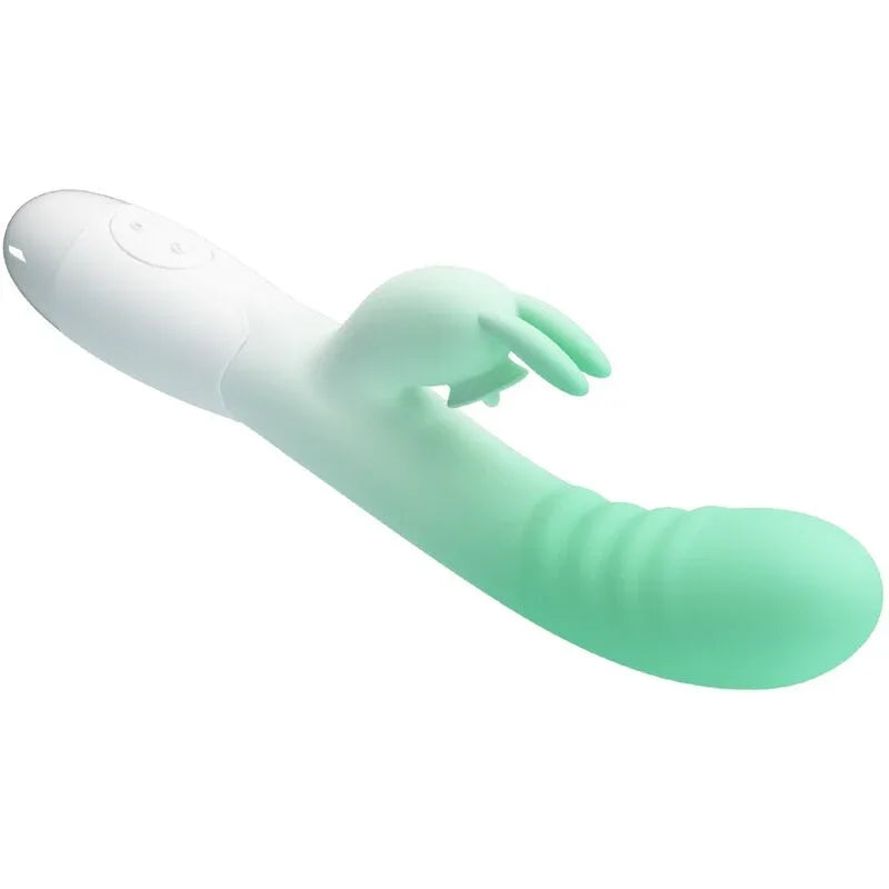 PRETTY LOVE - CERBERUS VIBRADOR RABBIT 3O VIBRACIONES VERDE - Nuvica
