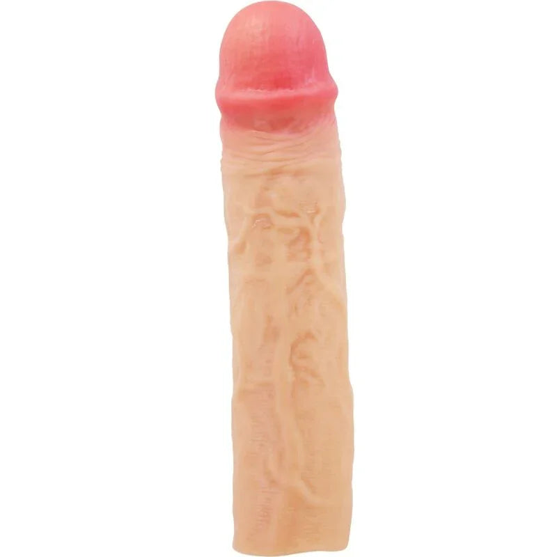 PRETTY LOVE - DEREK FUNDA PENE CON EXTENSIÓN DE 7.6 CM NATURAL - Nuvica