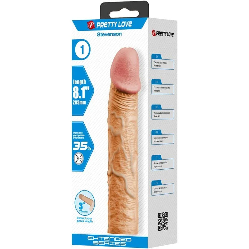 PRETTY LOVE - STEVENSON FUNDA PENE CON EXTENSIÓN DE 7.6 CM NATURAL - Nuvica