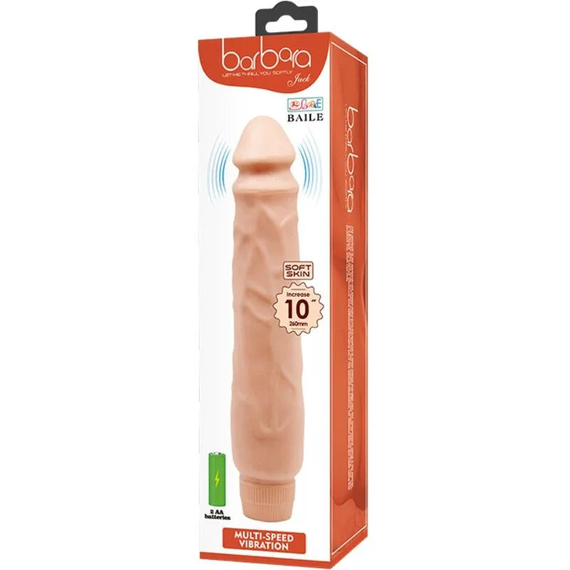 BAILE - JACK VIBRADOR REALÍSTICO 26 CM NATURAL - Nuvica