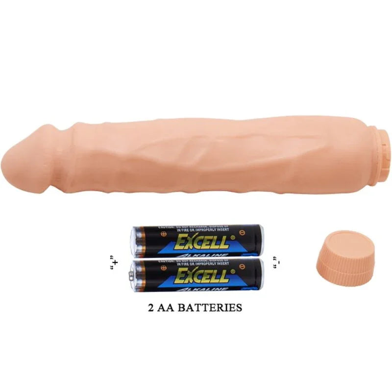 BAILE - JACK VIBRADOR REALÍSTICO 26 CM NATURAL - Nuvica