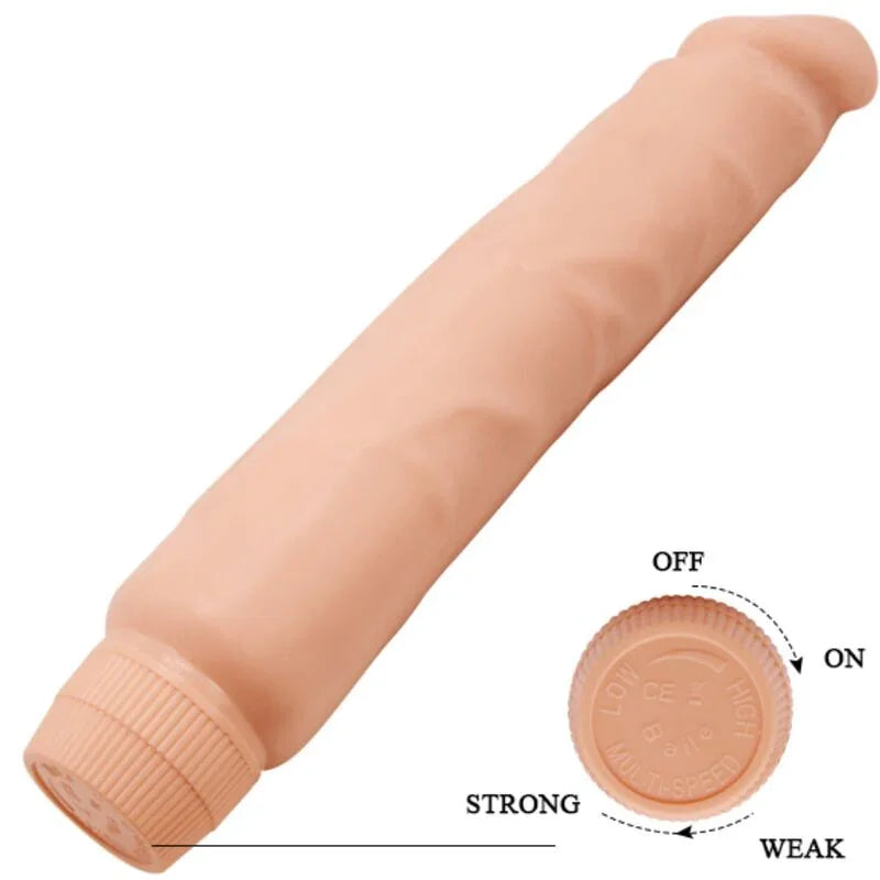 BAILE - JACK VIBRADOR REALÍSTICO 26 CM NATURAL - Nuvica