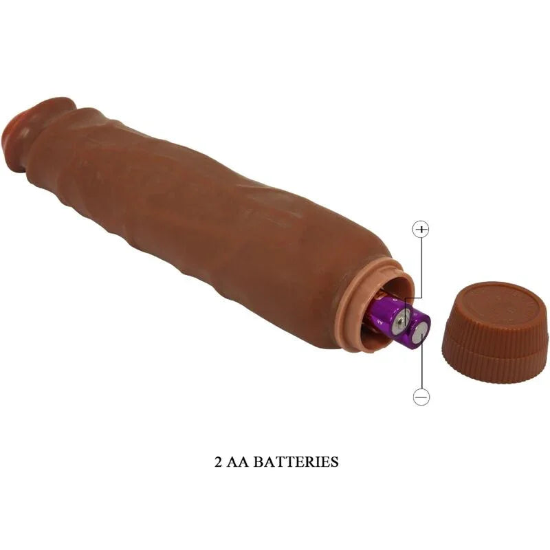 BAILE - JACK VIBRADOR REALÍSTICO 26 CM MULATO - Nuvica