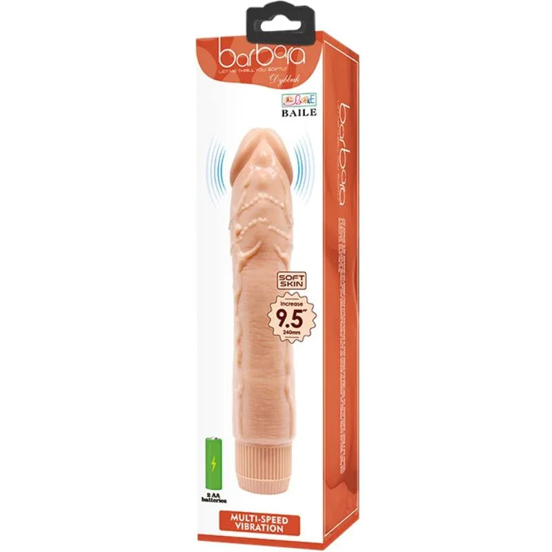 BAILE - DYBBUK VIBRADOR REALÍSTICO 24 CM NATURAL - Nuvica
