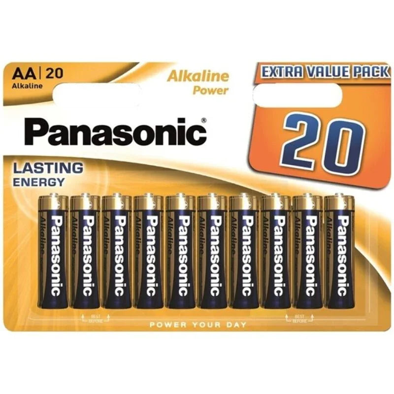 PANASONIC - BRONZE PILA ALCALINA AA LR6 BLISTER*20 - Nuvica