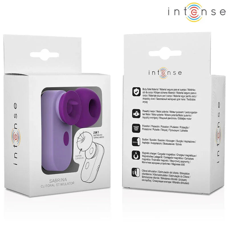 INTENSE - SABRINA TRAVEL SET ESTIMULADOR DE CLÍTORIS VIOLETA - Nuvica