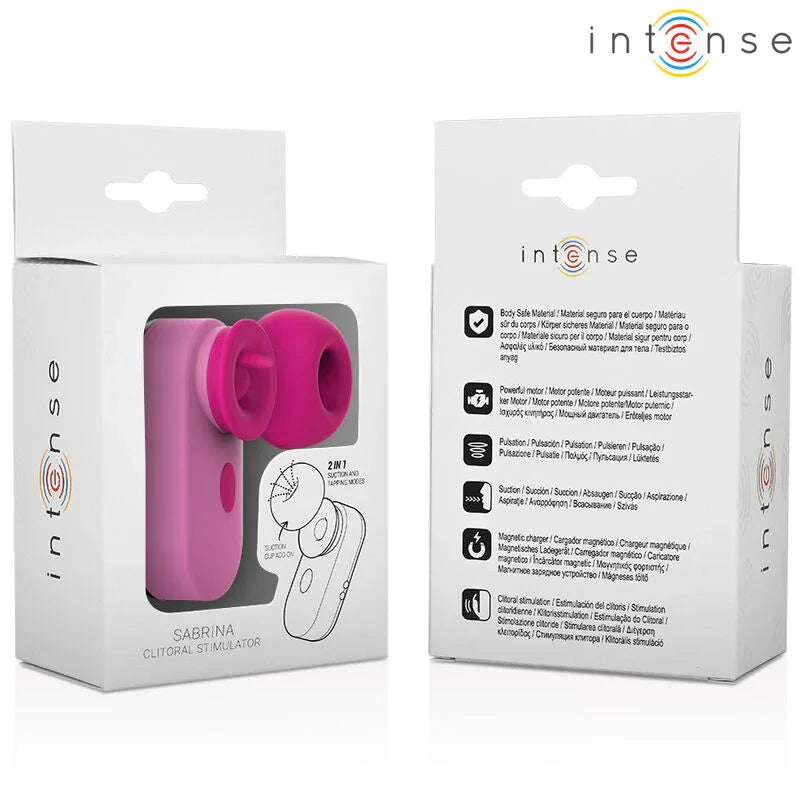 INTENSE - SABRINA TRAVEL SET ESTIMULADOR DE CLÍTORIS ROSA - Nuvica