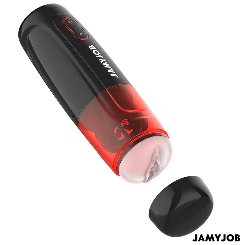 JAMYJOB - STORM MASTURBADOR VAGINA AUTOMÁTICO 10 MODOS ROTACIÓN Y EMPUJE - Nuvica