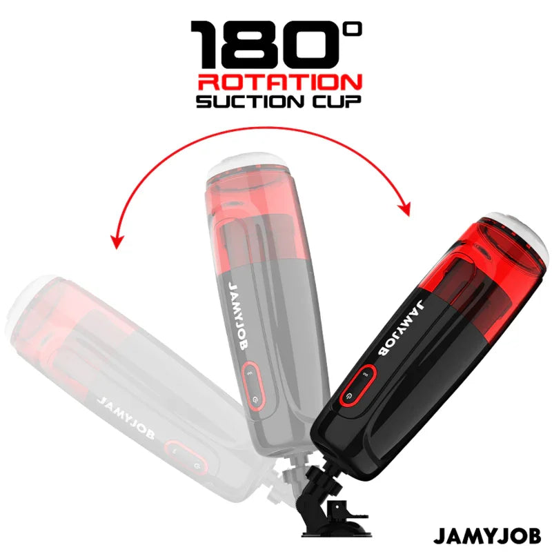 JAMYJOB - STORM MASTURBADOR VAGINA AUTOMÁTICO 10 MODOS ROTACIÓN Y EMPUJE - Nuvica