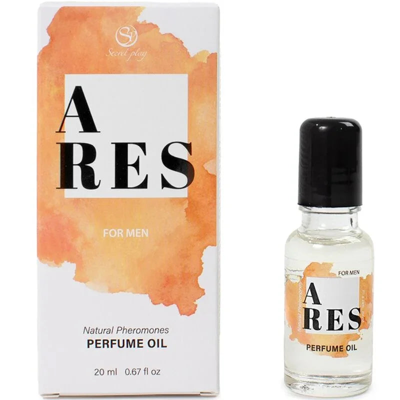 SECRETPLAY - ARES PERFUME NATURAL FEROMONAS EN ACEITE PARA HOMBRE 20 ML - Nuvica