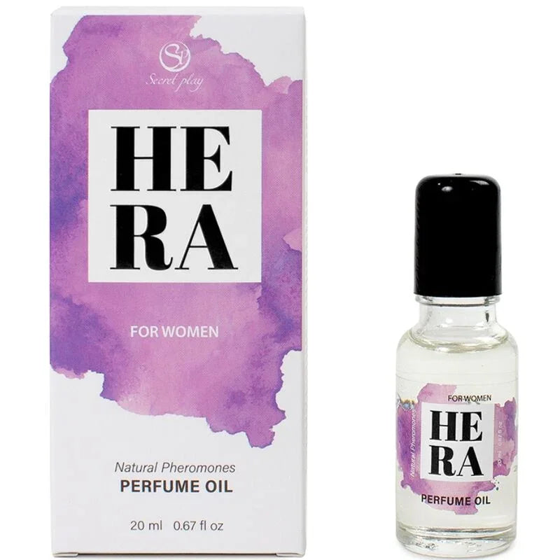 SECRETPLAY - HERA PERFUME NATURAL FEROMONAS EN ACEITE PARA MUJER 20 ML - Nuvica