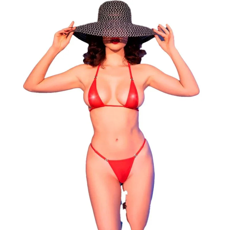 CHILIROSE - CR 4840 MICRO BIKINI ROJO S/M - Nuvica