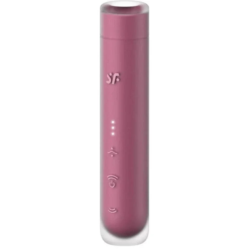 SATISFYER - FIRST KISS ESTIMULADOR CLÍTORIS POR ONDAS GRANATE - Nuvica