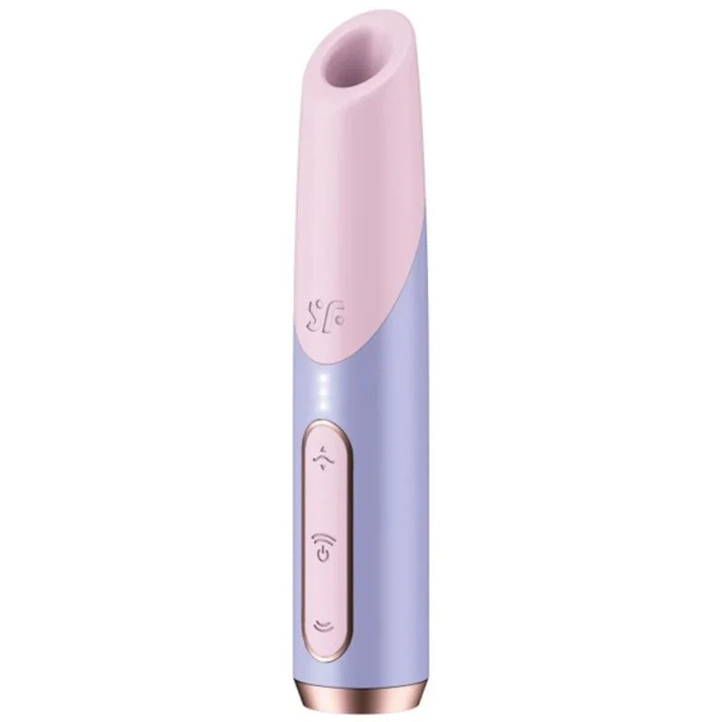 SATISFYER - BOLD KISS ESTIMULADOR CLÍTORIS POR ONDAS ROSA / VIOLETA - Nuvica