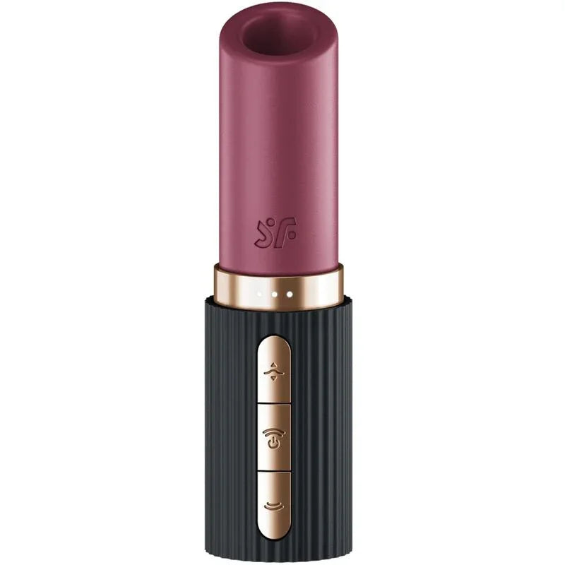 SATISFYER - PRO 2 KISS ESTIMULADOR CLÍTORIS POR ONDAS GRANATE / NEGRO - Nuvica