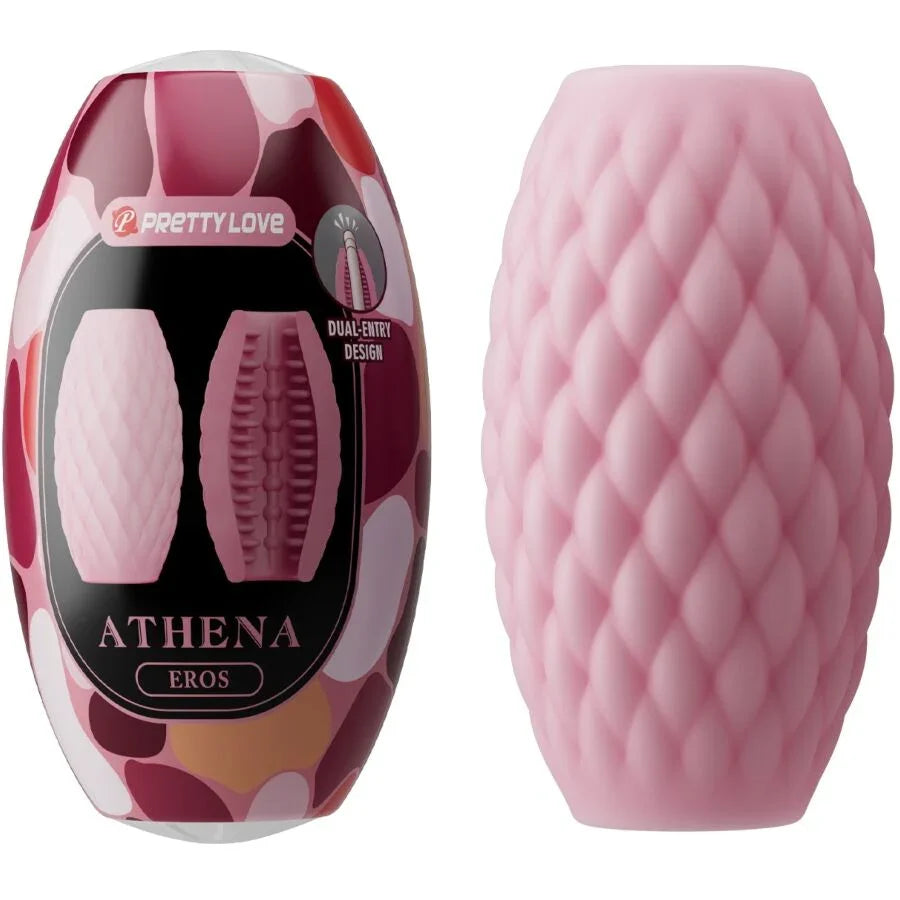 PRETTY LOVE - ATHENA EROS MASTURBADOR MASCULINO SILICONA ROSA - Nuvica