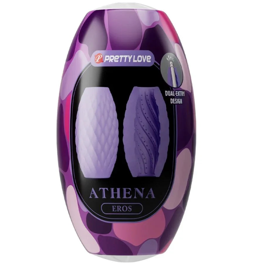 PRETTY LOVE - ATHENA EROS MASTURBADOR MASCULINO SILICONA MORADO - Nuvica