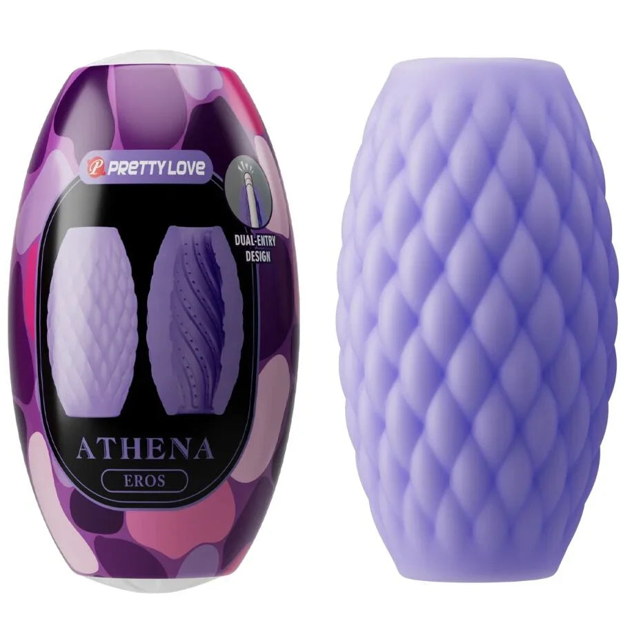 PRETTY LOVE - ATHENA EROS MASTURBADOR MASCULINO SILICONA MORADO - Nuvica