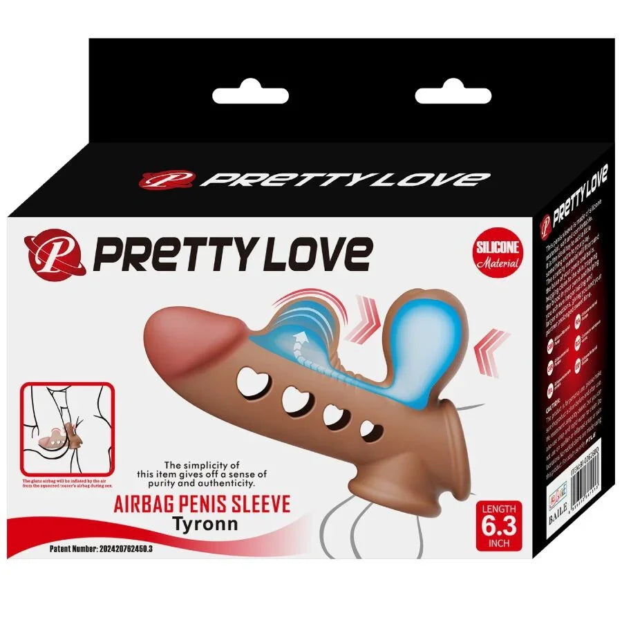 PRETTY LOVE - TYRONN FUNDA PARA PENE CON AIRBAG - Nuvica