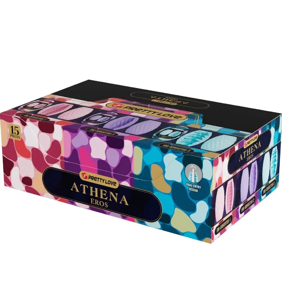 PRETTY LOVE - ATHENA EROS PACK 15 MASTURBADORES MASCULINOS VARIOS - Nuvica