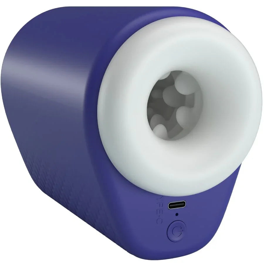 PRETTY LOVE - DJ LADY MASTURBADOR MASCULINO CON VIBRACIÓN 5 CONFIGURACIONES MORADO - Nuvica
