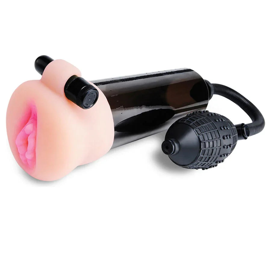 PUMP WORX - BOMBA DE ONDAS ESTIMULADORAS CON MASTURBADOR - Nuvica