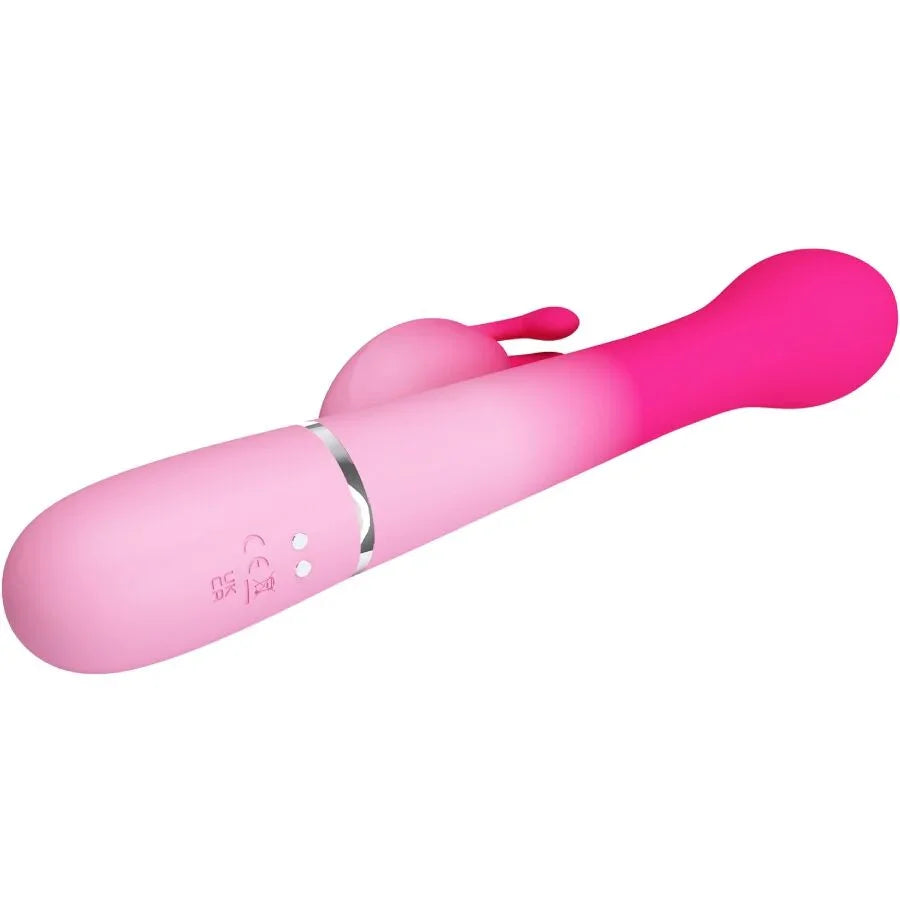 PRETTY LOVE - DEJON VIBRADOR RABBIT 3 EN 1 MULTIFUNCIÓN ROSA - Nuvica