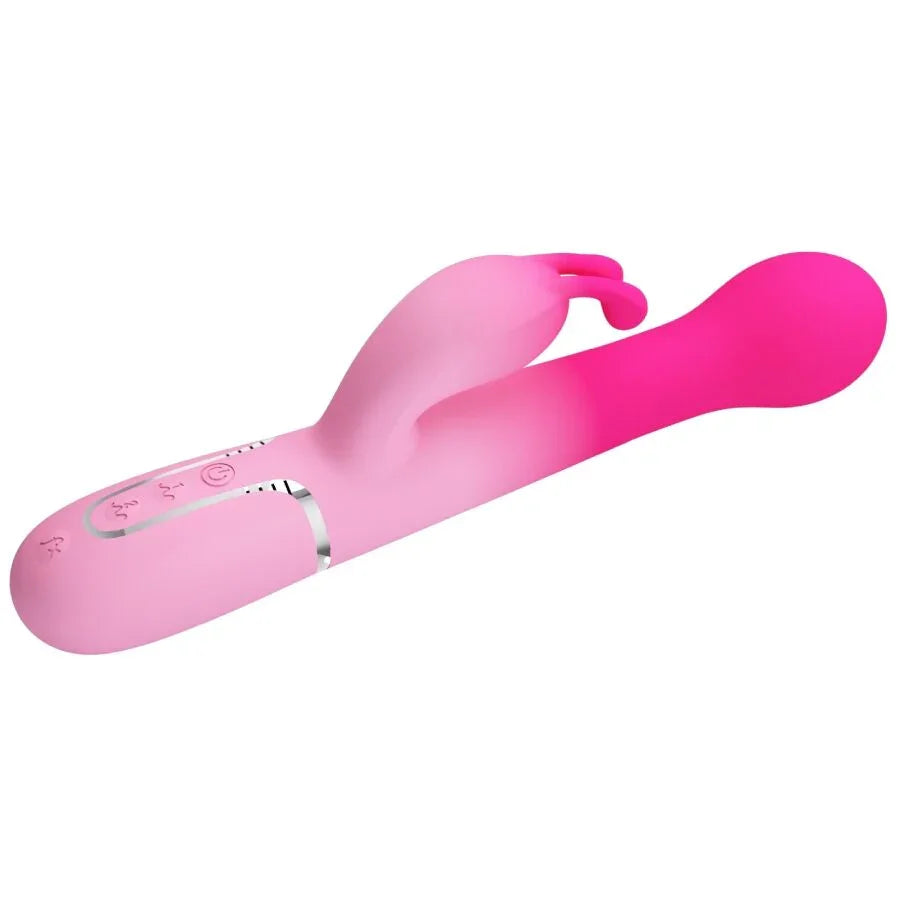 PRETTY LOVE - DEJON VIBRADOR RABBIT 3 EN 1 MULTIFUNCIÓN ROSA - Nuvica