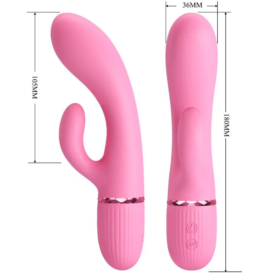 PRETTY LOVE - MARSKI VIBRADOR RABBIT & PUNTO G ROSA - Nuvica