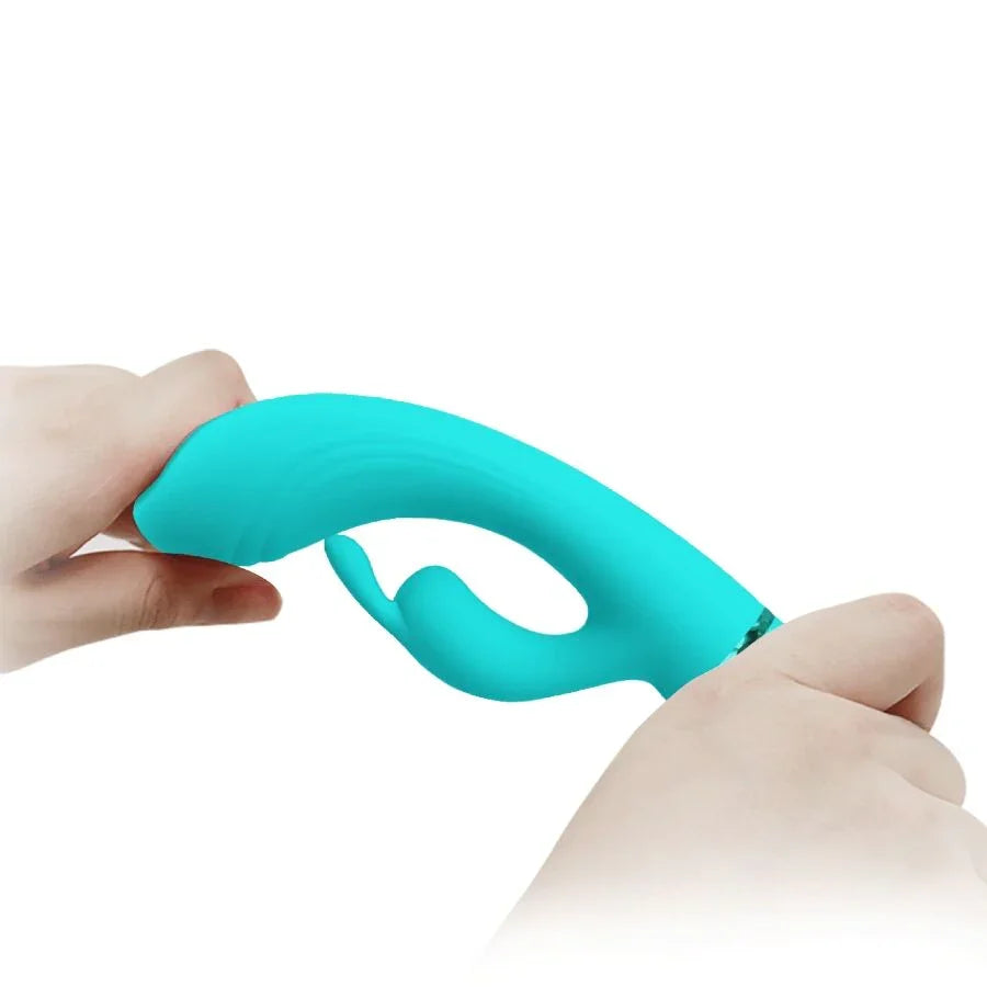 PRETTY LOVE - SCOCCO VIBRADOR RABBIT TURQUESA - Nuvica