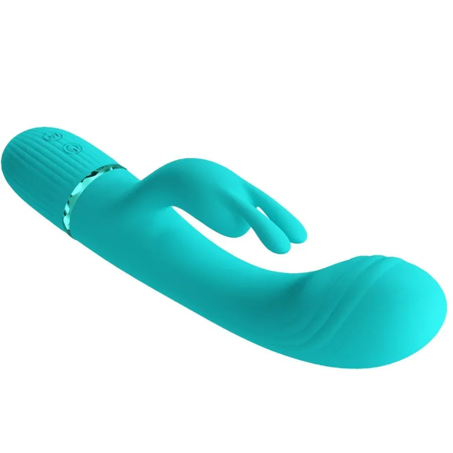 PRETTY LOVE - SCOCCO VIBRADOR RABBIT TURQUESA - Nuvica