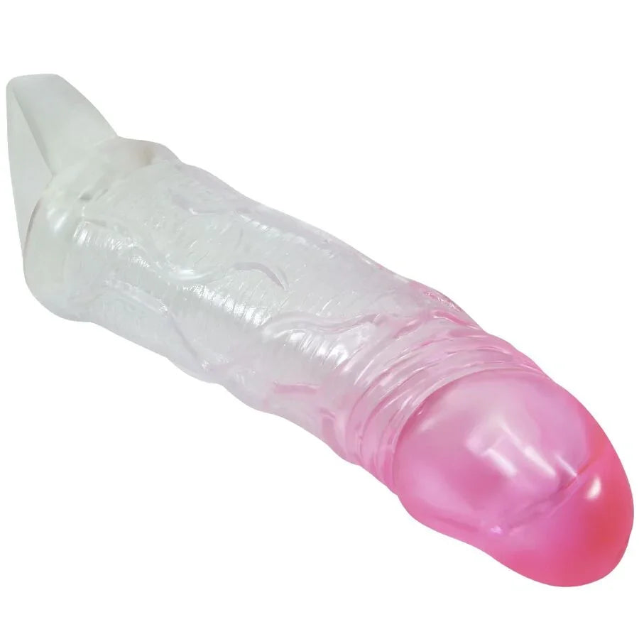 PRETTY LOVE - ODES FUNDA REALÍSTICA ALARGADORA DE 2 CM PARA PENE ROSA - Nuvica