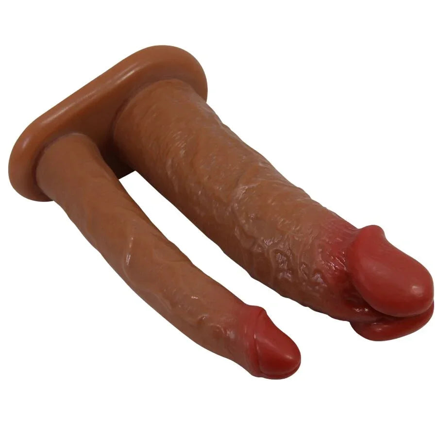 PRETTY LOVE - YAIRON FUNDA PARA PENE DOBLE CON EXTENSIÓN DE 4 CM MULATO - Nuvica