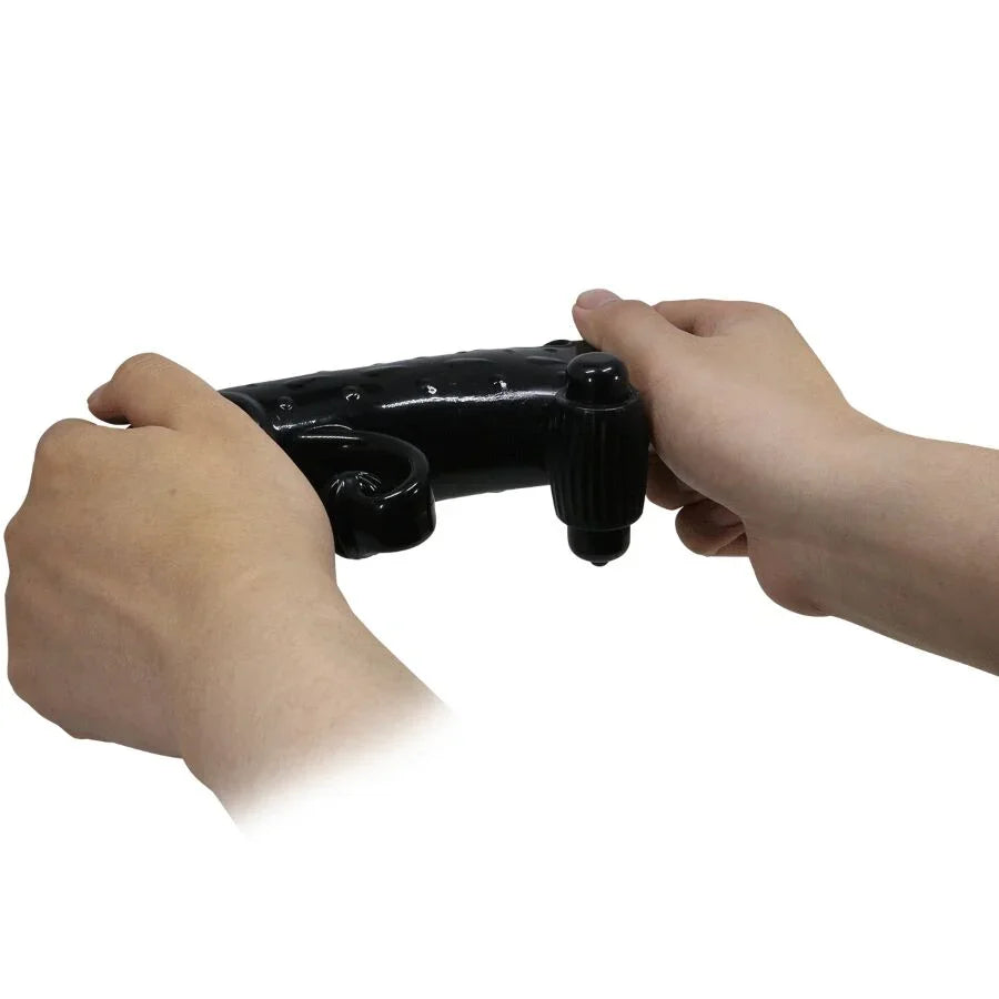 ROMANCE - FUNDA PARA PENE CON VIBRACIÓN NEGRO - Nuvica