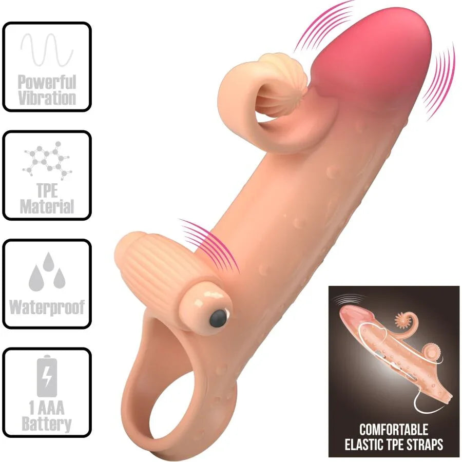 ROMANCE - FUNDA PARA PENE CON VIBRACIÓN NATURAL - Nuvica