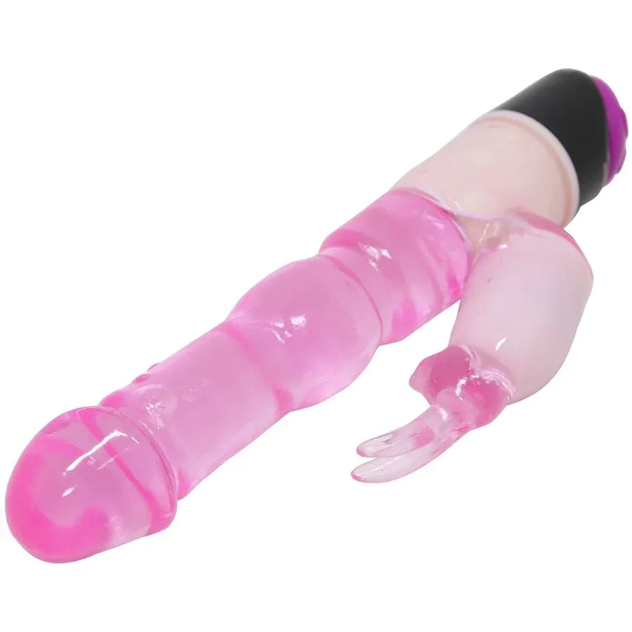 BAILE - WAVES OF PLEASURE FANTASY VIBRADOR CON RABBIT 23 CM - Nuvica