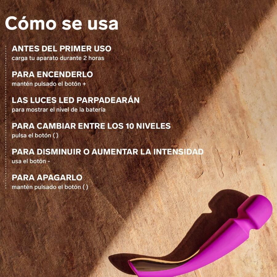 LELO - MASAJEADOR SMART MEDIUM WAND 2 VERDE AGUA - Nuvica