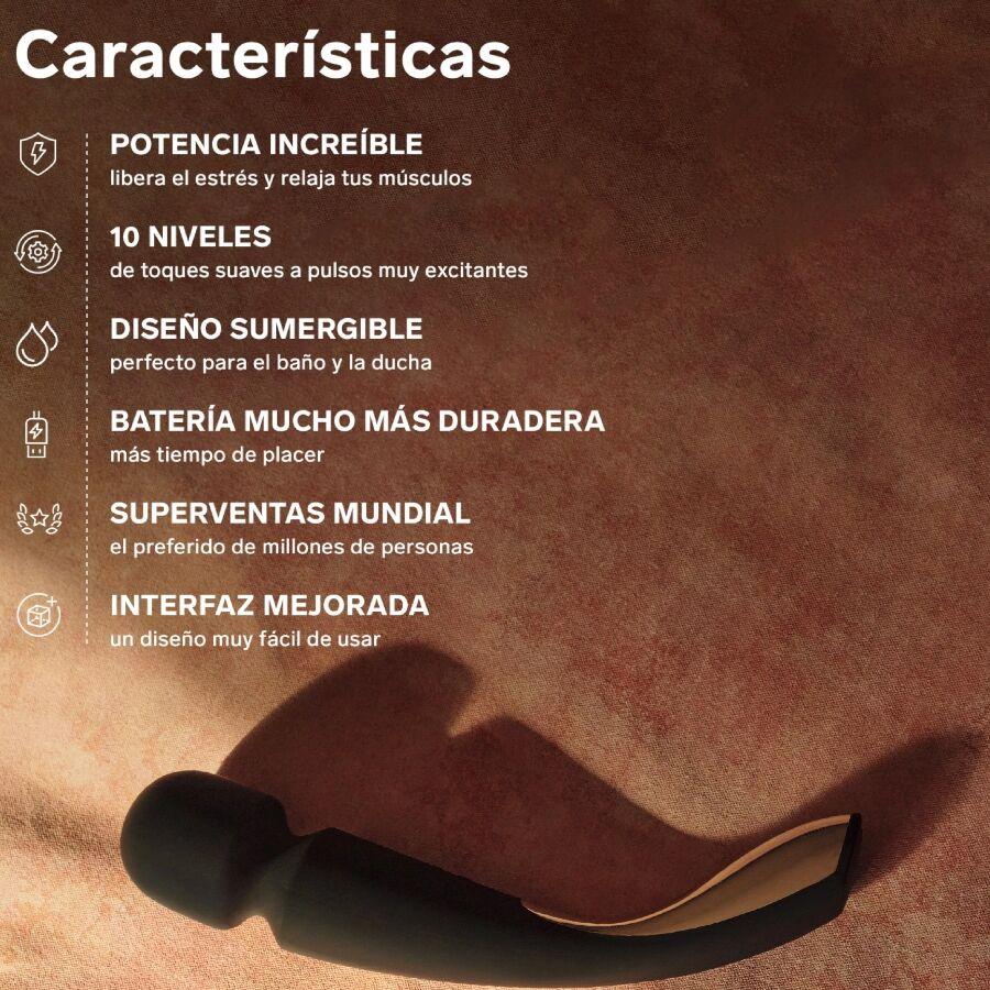 LELO - MASAJEADOR SMART MEDIUM WAND 2 VERDE AGUA - Nuvica