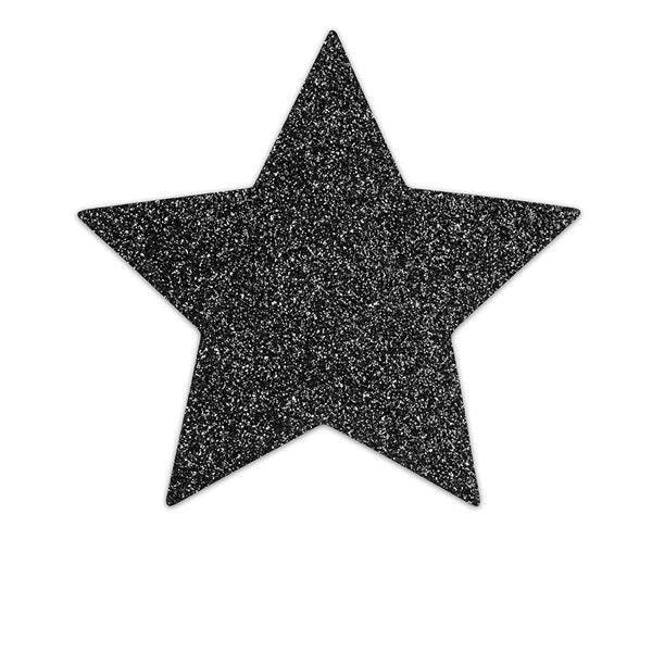 BIJOUX - INDISCRETS PEZONERAS FLASH ESTRELLA NEGRO - Nuvica