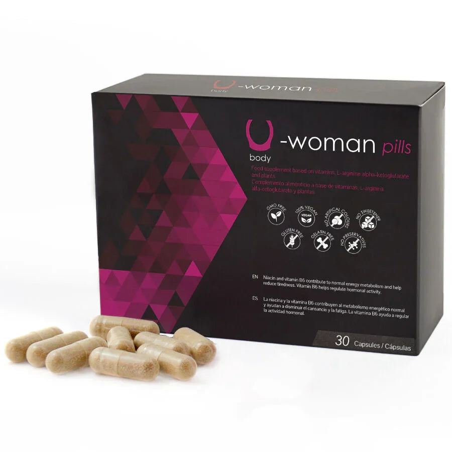 500 COSMETICS - U-WOMAN AUMENTO LÍBIDO FEMENINA - 30 CÁPSULAS - Nuvica