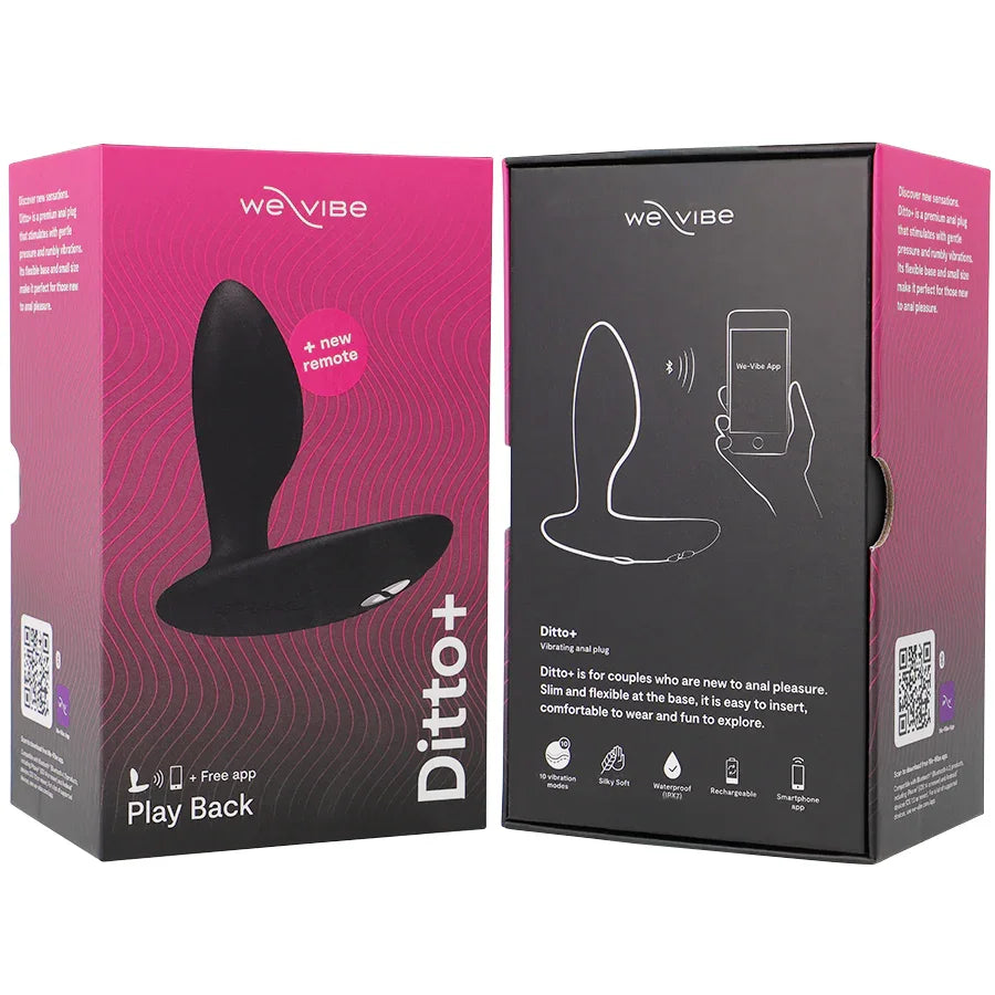 WE-VIBE - VECTOR+ MASAJEADOR DE PRÓSTATA NEGRO - Nuvica