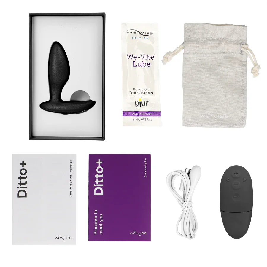 WE-VIBE - VECTOR+ MASAJEADOR DE PRÓSTATA NEGRO - Nuvica