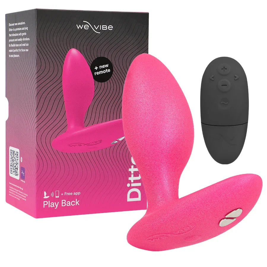 WE-VIBE - DITTO+ PLUG ANAL VIBRADOR ROSA - Nuvica