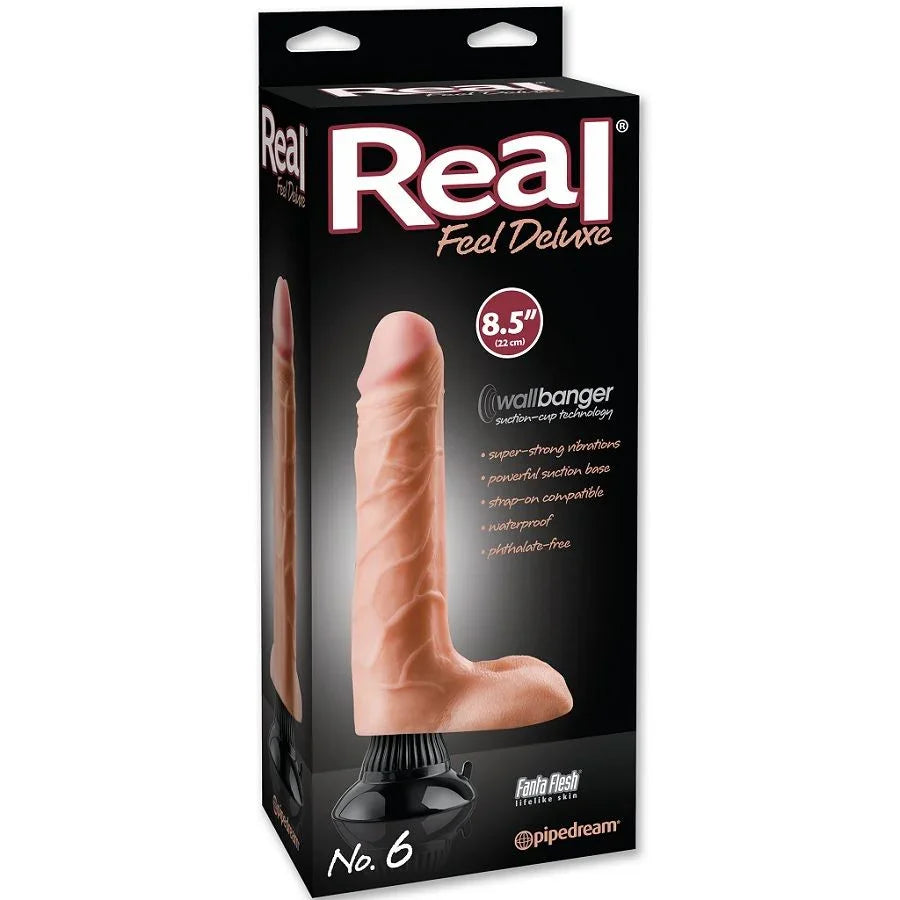 REAL FEEL DELUXE - VIBRADOR NUM 6 - Nuvica