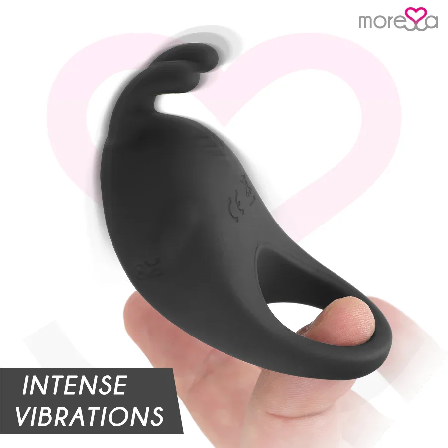 MORESSA - BRAD PREMIUM SILICONE RECARGABLE NEGRO - Nuvica