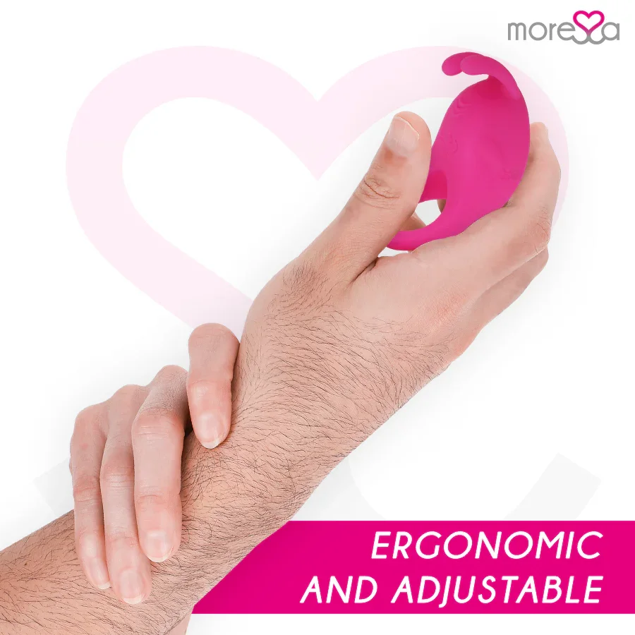 MORESSA - BRAD PREMIUM SILICONE RECARGABLE ROSA - Nuvica