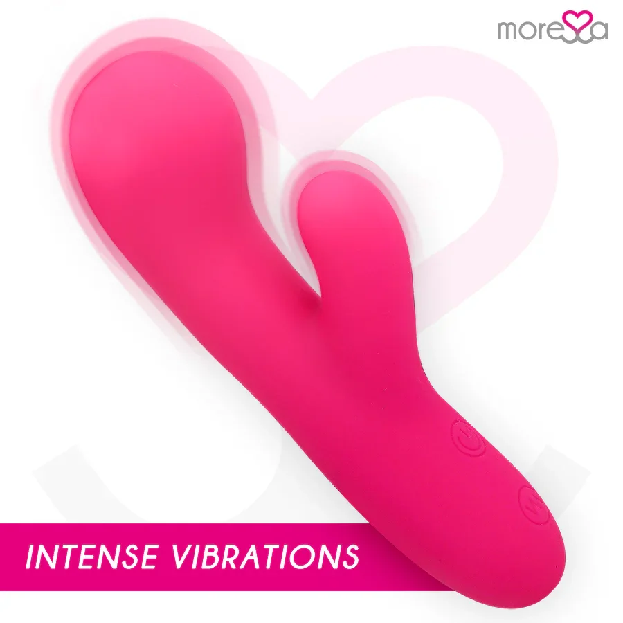 MORESSA - JERRY CLIP VIBRADOR PUNTO G Y CLITORIS PREMIUM SILICONE RECARGABLE - Nuvica