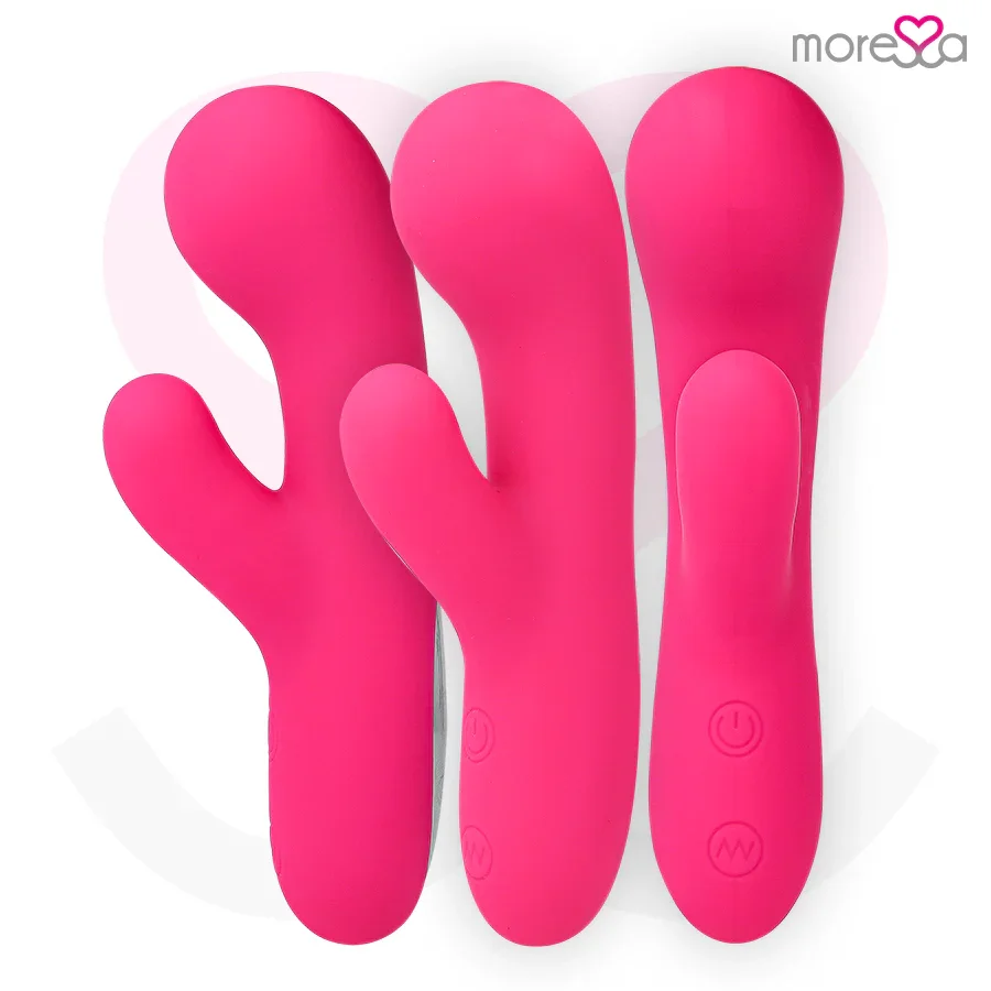 MORESSA - JERRY CLIP VIBRADOR PUNTO G Y CLITORIS PREMIUM SILICONE RECARGABLE - Nuvica